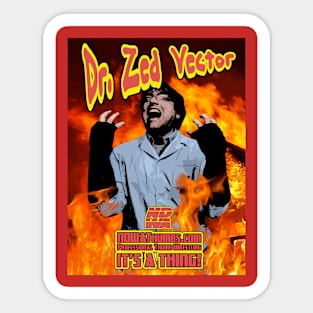 Dr. Zed Vector - One Sheet Sticker